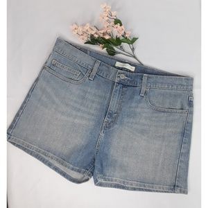 Levi's Light Wash Denim Shorts